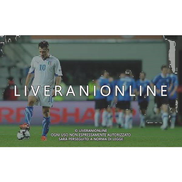 Qualificazioni ai Campionati Europei UEFA EURO 2012 Gruppo C Tallin - 03.09.2010 Estonia-Italia Nella Foto:delusione cassano /Ph.Vitez-Ag. Aldo Liverani