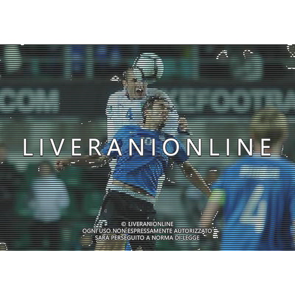 Qualificazioni ai Campionati Europei UEFA EURO 2012 Gruppo C Tallin - 03.09.2010 Estonia-Italia Nella Foto:chiellini zenjov /Ph.Vitez-Ag. Aldo Liverani