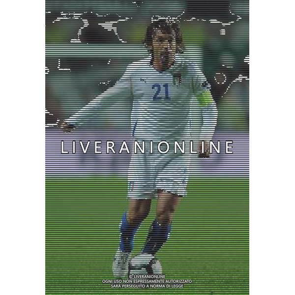 Qualificazioni ai Campionati Europei UEFA EURO 2012 Gruppo C Tallin - 03.09.2010 Estonia-Italia Nella Foto:pirlo /Ph.Vitez-Ag. Aldo Liverani