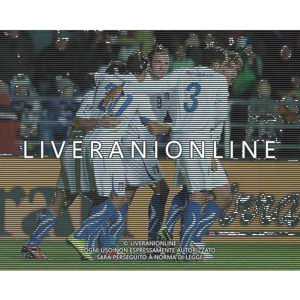 Qualificazioni ai Campionati Europei UEFA EURO 2012 Gruppo C Tallin - 03.09.2010 Estonia-Italia Nella Foto:cassano esulta /Ph.Vitez-Ag. Aldo Liverani