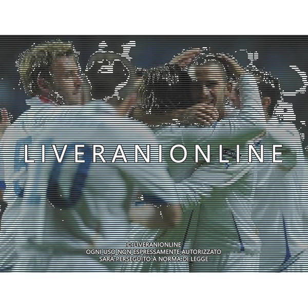 Qualificazioni ai Campionati Europei UEFA EURO 2012 Gruppo C Tallin - 03.09.2010 Estonia-Italia Nella Foto:bonucci esulta /Ph.Vitez-Ag. Aldo Liverani