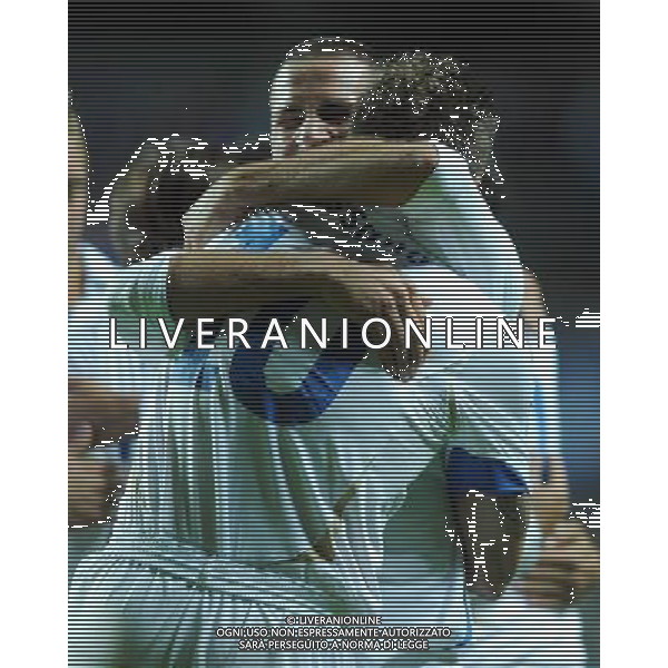 Qualificazioni ai Campionati Europei UEFA EURO 2012 Gruppo C Tallin - 03.09.2010 Estonia-Italia Nella Foto:bonucci esulta con cassano /Ph.Vitez-Ag. Aldo Liverani