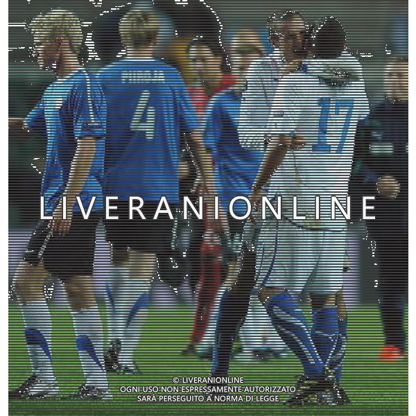 Qualificazioni ai Campionati Europei UEFA EURO 2012 Gruppo C Tallin - 03.09.2010 Estonia-Italia Nella Foto:chiellini e palombo esultanza finale /Ph.Vitez-Ag. Aldo Liverani