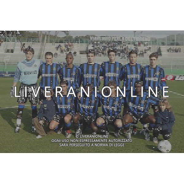 56 COPPA CARNEVALE INTER-VENEZIA 12/02/2004 NRLLA FOTO FORMAZIONE INTER PRIMAVERA AGENZIA ALDO LIVERANI