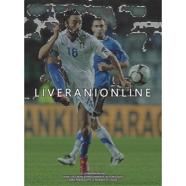 Qualificazioni ai Campionati Europei UEFA EURO 2012 Gruppo C Tallin - 03.09.2010 Estonia-Italia Nella Foto:Mattia CASSANI /Ph.Vitez-Ag. Aldo Liverani