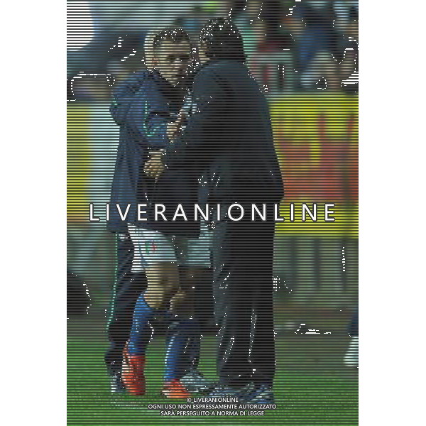 Qualificazioni ai Campionati Europei UEFA EURO 2012 Gruppo C Tallin - 03.09.2010 Estonia-Italia Nella Foto:Antonio CASSANO-Cesare PRANDELLI /Ph.Vitez-Ag. Aldo Liverani
