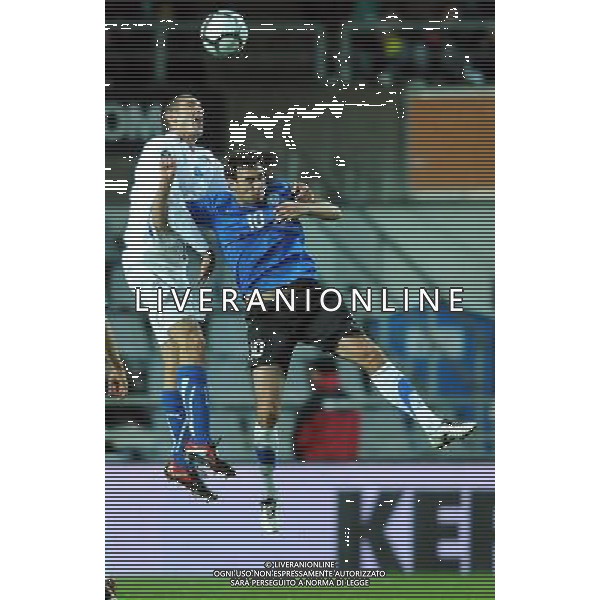 Qualificazioni ai Campionati Europei UEFA EURO 2012 Gruppo C Tallin - 03.09.2010 Estonia-Italia Nella Foto:Giorgio CHIELLINI-Sergei ZENJOV /Ph.Vitez-Ag. Aldo Liverani