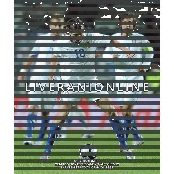 Qualificazioni ai Campionati Europei UEFA EURO 2012 Gruppo C Tallin - 03.09.2010 Estonia-Italia Nella Foto:Riccardo MONTOLIVO /Ph.Vitez-Ag. Aldo Liverani