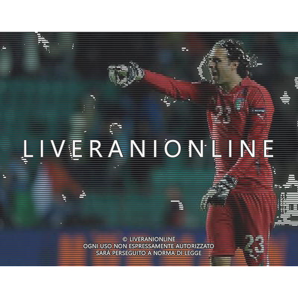 Qualificazioni ai Campionati Europei UEFA EURO 2012 Gruppo C Tallin - 03.09.2010 Estonia-Italia Nella Foto: salvatore sirigu /Ph.Vitez-Ag. Aldo Liverani