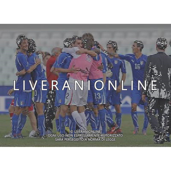 Pescara - 07/09/2010 - Stadio \'Adriatico\' - Qualificazioni Campionato Europeo Under 21 2011 - Italia vs Galles - nella foto: L\'esultanza a fine gara ph. Corradetti / ©Aldo Liverani Sas