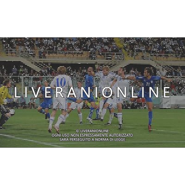 Qualificazioni ai Campionati Europei UEFA EURO 2012 Gruppo C Firenze - 07.09.2010 Italia-Far Oer Nella Foto il gol di alberto gilardino /Ph.Vitez-Ag. Aldo Liverani