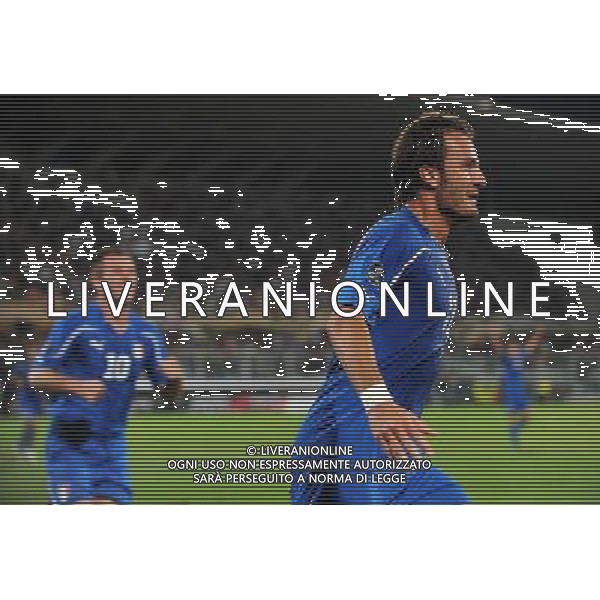 Qualificazioni ai Campionati Europei UEFA EURO 2012 Gruppo C Firenze - 07.09.2010 Italia-Far Oer Nella Foto: esultanza dopo il gol di alberto gilardino /Ph.Vitez-Ag. Aldo Liverani