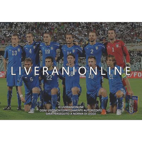 Qualificazioni ai Campionati Europei UEFA EURO 2012 Gruppo C Firenze - 07.09.2010 Italia-Far Oer Nella Foto:italia squadra formazione /Ph.Vitez-Ag. Aldo Liverani