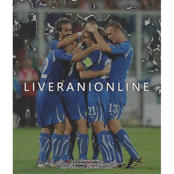 Qualificazioni ai Campionati Europei UEFA EURO 2012 Gruppo C Firenze - 07.09.2010 Italia-Far Oer Nella Foto: esultanza dopo il gol di antonio cassano /Ph.Vitez-Ag. Aldo Liverani