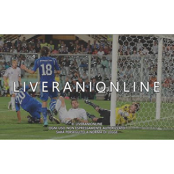 Qualificazioni ai Campionati Europei UEFA EURO 2012 Gruppo C Firenze - 07.09.2010 Italia-Far Oer Nella Foto: il gol di fabio quagliarella /Ph.Vitez-Ag. Aldo Liverani