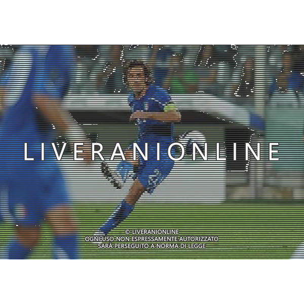 Qualificazioni ai Campionati Europei UEFA EURO 2012 Gruppo C Firenze - 07.09.2010 Italia-Far Oer Nella Foto:andrea pirlo gol /Ph.Vitez-Ag. Aldo Liverani