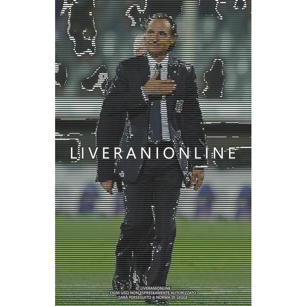 Qualificazioni ai Campionati Europei UEFA EURO 2012 Gruppo C Firenze - 07.09.2010 Italia-Far Oer Nella Foto:cesare prandelli esultanza a fine gara /Ph.Vitez-Ag. Aldo Liverani