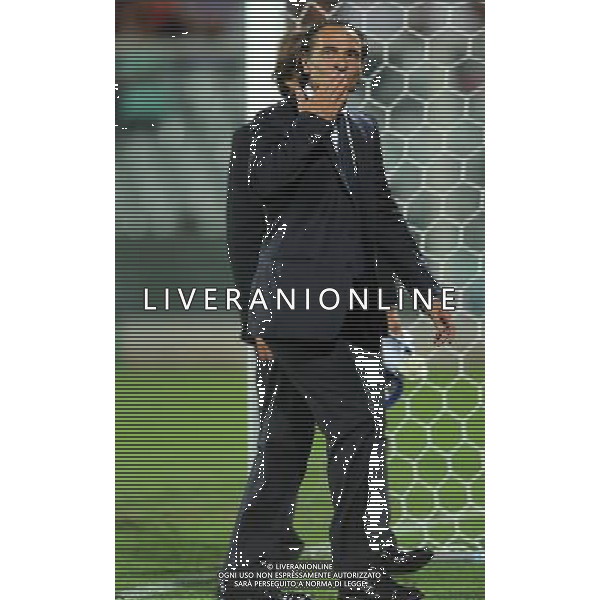 Qualificazioni ai Campionati Europei UEFA EURO 2012 Gruppo C Firenze - 07.09.2010 Italia-Far Oer Nella Foto: cesare prandelli esultanza a fine gara, prandelli saluta i tifosi a fine partita /Ph.Vitez-Ag. Aldo Liverani