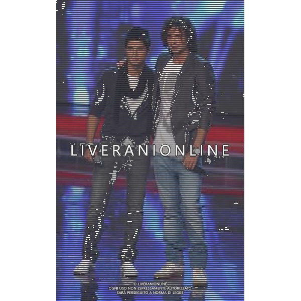 MILANO 07-09-2010 SPETTACOLO TRASMISSIONE TV PRIMA SERATA \'X-FACTOR\' NELLA FOTO BORGHI BROS ph.Fiochi/AG.ALDO LIVERANI SAS