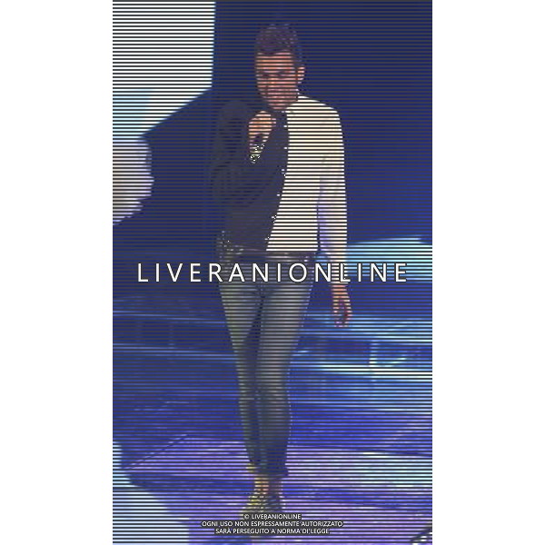 MILANO 07-09-2010 SPETTACOLO TRASMISSIONE TV PRIMA SERATA \'X-FACTOR\' NELLA FOTO MARCO MENGONI ph.Fiochi/AG.ALDO LIVERANI SAS