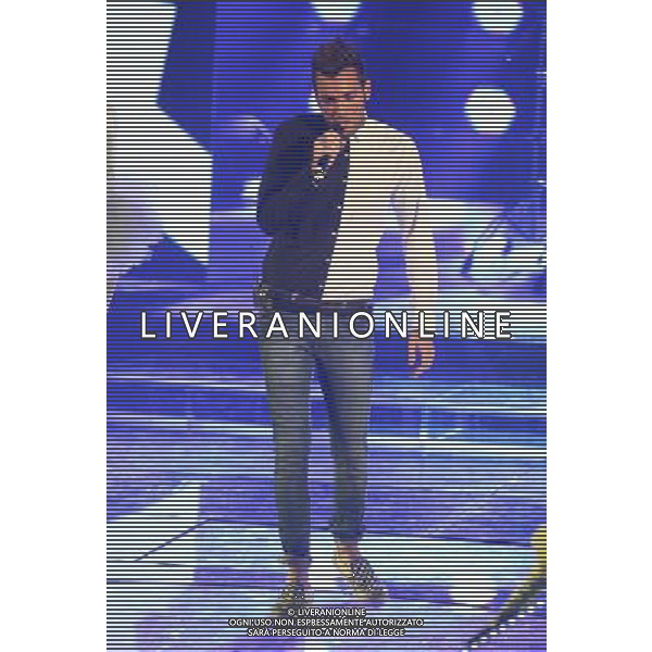 MILANO 07-09-2010 SPETTACOLO TRASMISSIONE TV PRIMA SERATA \'X-FACTOR\' NELLA FOTO MARCO MENGONI ph.Fiochi/AG.ALDO LIVERANI SAS