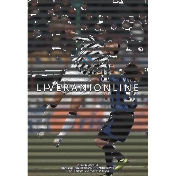 Inter-Juventus Coppa Italia semifinale ritorno Tim Cup 12/02/2004 nella foto gianluca zambrotta e christian vieri* foto marco luzzani/Agenzia Aldo liverani