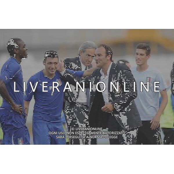 Pescara - 07/09/2010 - Stadio \'Adriatico\' - Qualificazioni Campionato Europeo Under 21 2011 - Italia vs Galles - nella foto: Pierluigi Casiraghi e Mattia Mustacchio ph. Corradetti / ©Aldo Liverani Sas