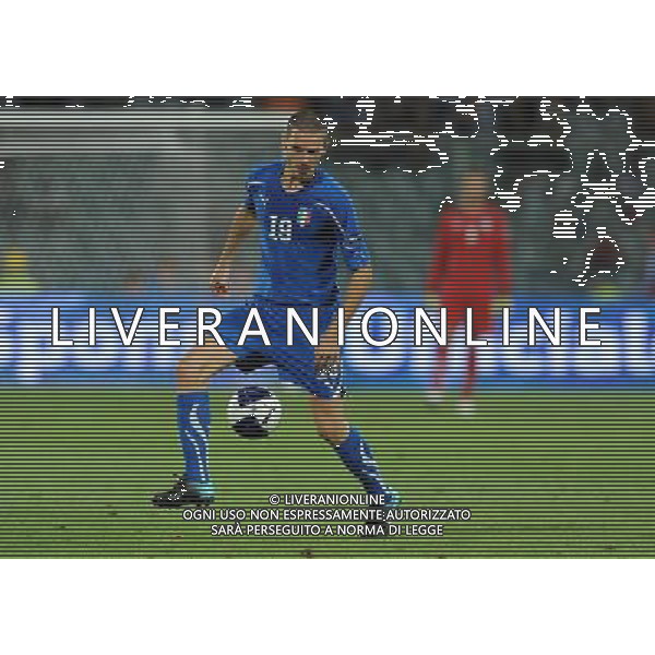 Qualificazioni ai Campionati Europei UEFA EURO 2012 Gruppo C Firenze - 07.09.2010 Italia-Far Oer Nella Foto:Leandro BONUCCI /Ph.Vitez-Ag. Aldo Liverani