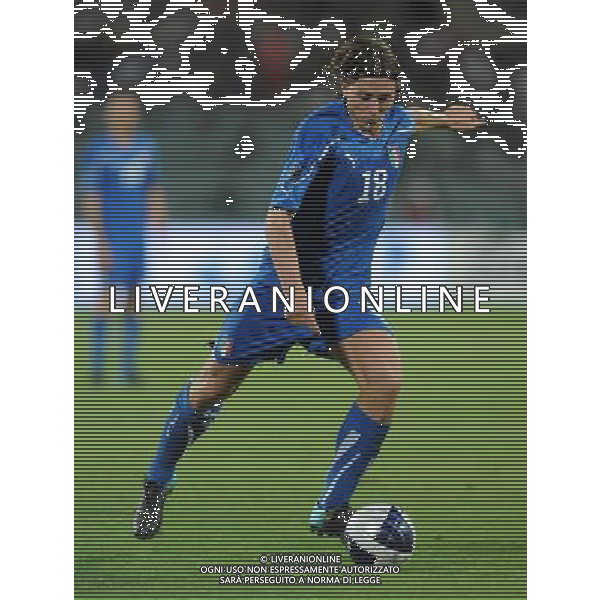 Qualificazioni ai Campionati Europei UEFA EURO 2012 Gruppo C Firenze - 07.09.2010 Italia-Far Oer Nella Foto:Riccardo MONTOLIVO /Ph.Vitez-Ag. Aldo Liverani