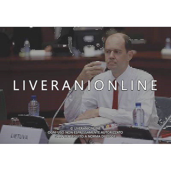 Lithuanian ambassador to EU Rytis Martikonis during EU finance ministers council ( ECOFIN ) at European Council headquarters in Brussels, Belgium on 2010-09-07 by Wiktor Dabkowski Poland OUT, France OUTnull Riunione e Conferenza Stampa dei ministri delle finanze dell\'Eurogruppo presso la sede del Consiglio europeo a Bruxelles, in Belgio 07/09/2010