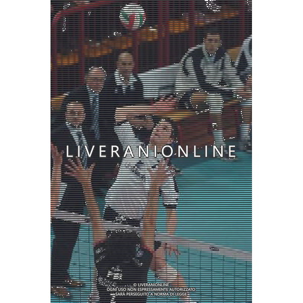LA SPEZIA 11/02/04 FINAL EIGHT COPPA ITALIA SISLEY TREVISO-UNIMADE PARMA nella foto omrecen igor ph gigi arcaini/ag.aldo liverani