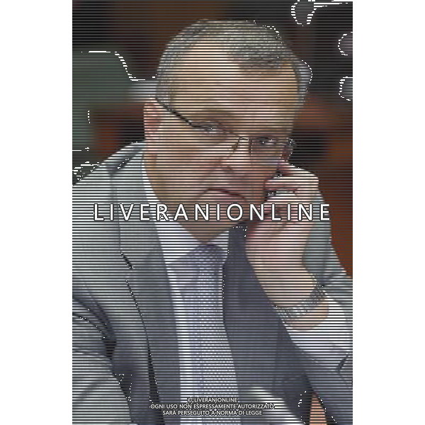 Czech finance minister Miroslav Kalousek during EU finance ministers council ( ECOFIN ) at European Council headquarters in Brussels, Belgium on 2010-09-07 by Wiktor Dabkowski Poland OUT, France OUTnull Riunione e Conferenza Stampa dei ministri delle finanze dell\'Eurogruppo presso la sede del Consiglio europeo a Bruxelles, in Belgio 07/09/2010