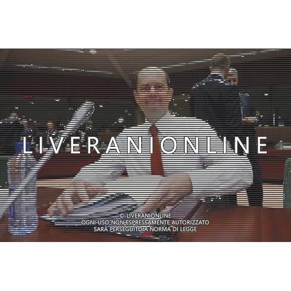 Lithuanian ambassador to EU Rytis Martikonis during EU finance ministers council ( ECOFIN ) at European Council headquarters in Brussels, Belgium on 2010-09-07 by Wiktor Dabkowski Poland OUT, France OUTnull Riunione e Conferenza Stampa dei ministri delle finanze dell\'Eurogruppo presso la sede del Consiglio europeo a Bruxelles, in Belgio 07/09/2010
