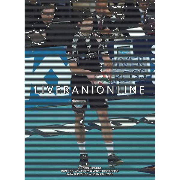 LA SPEZIA 12/02/04 FINAL EIGHT COPPA ITALIA 2003/04 LUBE MACERATA-EDILBASSO PADOVA nella foto jeroncic gregor ph gigi arcaini/ag.aldo liverani