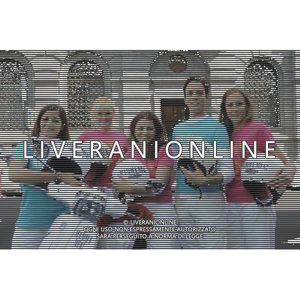 MILANO09/09/2010 PRESENTAZIONE DI \'MAMMA MIA\' SPETTACOLO TEATRALE nella foto CAST ph. ROMANO / ALDO LIVERANI