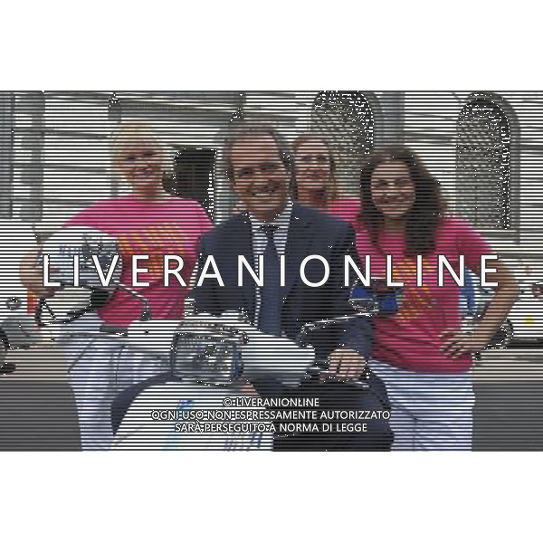 MILANO09/09/2010 PRESENTAZIONE DI \'MAMMA MIA\' SPETTACOLO TEATRALE nella foto GIOVANNI TERZI E IL CAST ph. ROMANO / ALDO LIVERANI