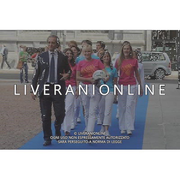 MILANO09/09/2010 PRESENTAZIONE DI \'MAMMA MIA\' SPETTACOLO TEATRALE nella foto GIOVANNI TERZI E IL CAST ph. ROMANO / ALDO LIVERANI