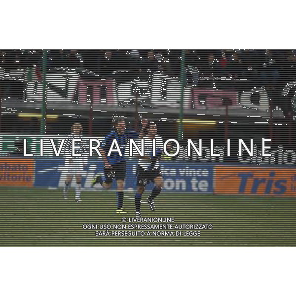 milano 12/02/04 inter-juventus coppa italia tim cup nella foto esultanza adani daniele ph junior belardo / ag aldo liverani s.a.s