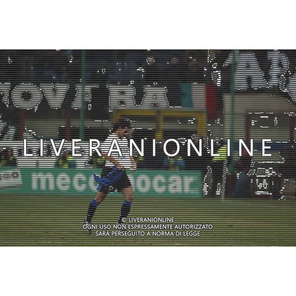 milano 12/02/04 inter-juventus coppa italia tim cup nella foto esultanza adani daniele ph junior belardo / ag aldo liverani s.a.s