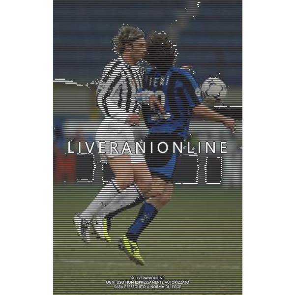 milano 12/02/04 inter-juventus coppa italia tim cup nella foto legrottaglie nicola e vieri christian ph junior belardo / ag aldo liverani s.a.s