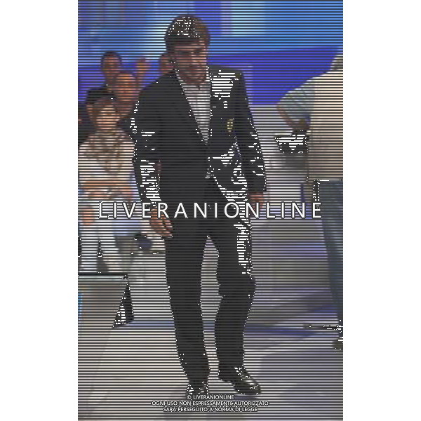 La \'Domenica Sportiva\' Trasmissione Televisiva del 12/09/2010 nella foto Fernando Alonso ©Romano/Agenzia Aldo Liverani Sas