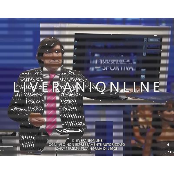 La \'Domenica Sportiva\' Trasmissione Televisiva del 12/09/2010 nella foto Marco Civoli ©Romano/Agenzia Aldo Liverani Sas