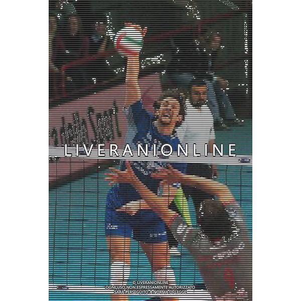 LA SPEZIA 11/02/04 FINAL EIGHT COPPA ITALIA 2003/04 ITAS DIATEC TRENTINO-NOICOM CUNEO nella foto antga stephane ph gigi arcaini/ag.aldo liverani