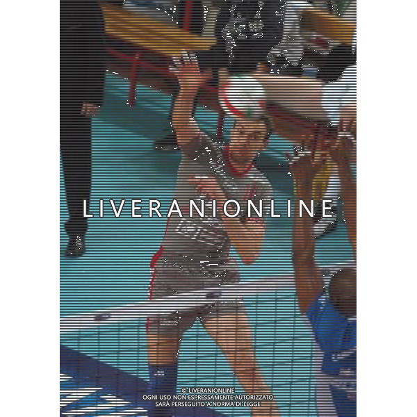 LA SPEZIA 11/02/04 FINAL EIGHT COPPA ITALIA 2003/04 ITAS DIATEC TRENTINO-NOICOM CUNEO nella foto choulepov igor ph gigi arcaini/ag.aldo liverani