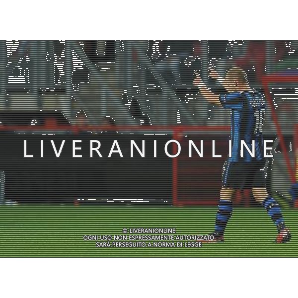 UEFA Champions League 2010/2011 Gruppo A Enschede (Olanda) - 14.09.2010 Twente-Inter Nella Foto:sneijder esulta /Ph.Vitez-Ag. Aldo Liverani