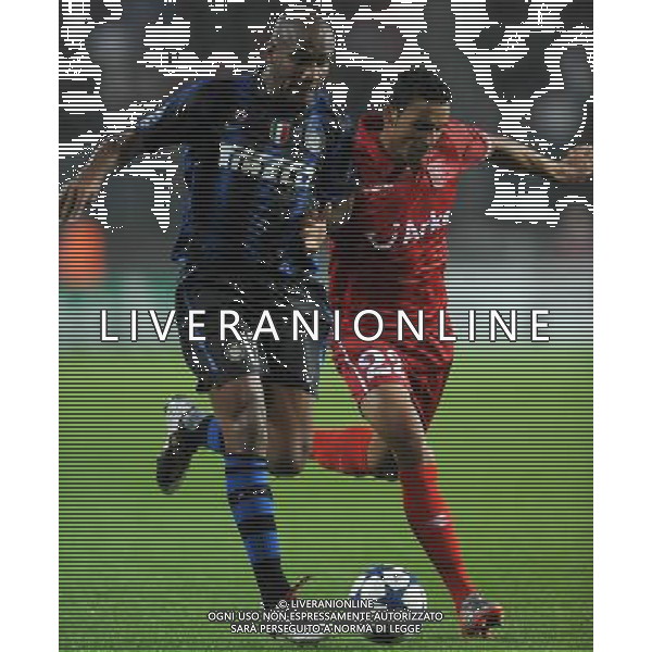UEFA Champions League 2010/2011 Gruppo A Enschede (Olanda) - 14.09.2010 Twente-Inter Nella Foto:maicon chadli /Ph.Vitez-Ag. Aldo Liverani