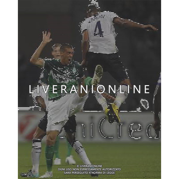CHAMPIONS LEAGUE 2010/2011 WERDER BREMA Tottenham CALCIO 14.09.2010 Champions League SV Werder Bremen - Tottenham Hotspurs nella foto Sandro Wagner - Younes Kaboul ©firosportphoto/AG.ALDO LIVERANI SAS ITALY ONLY