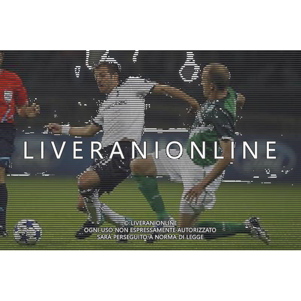 CHAMPIONS LEAGUE 2010/2011 WERDER BREMA Tottenham CALCIO 14.09.2010 Champions League SV Werder Bremen - Tottenham Hotspurs nella foto Rafael Raphael van der Vaart - Petri Pasanen ©firosportphoto/AG.ALDO LIVERANI SAS ITALY ONLY