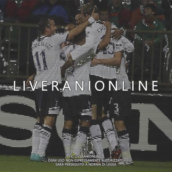 CHAMPIONS LEAGUE 2010/2011 WERDER BREMA Tottenham CALCIO 14.09.2010 Champions League SV Werder Bremen - Tottenham Hotspurs nella foto l\'esultanza dopo il gol di Peter Crouch ©firosportphoto/AG.ALDO LIVERANI SAS ITALY ONLY