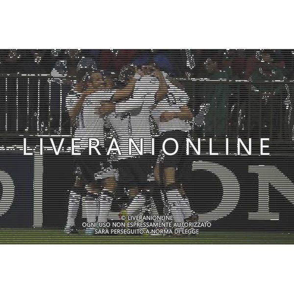 FuÃŸball,Fussball, 14.09.2010 CHAMPIONS LEAGUE 2010/2011 WERDER BREMA Tottenham CALCIO 14.09.2010 Champions League SV Werder Bremen - Tottenham Hotspurs nella foto l\'esultanza di Peter Crouch dopo il gol ©firosportphoto/AG.ALDO LIVERANI SAS ITALY ONLY